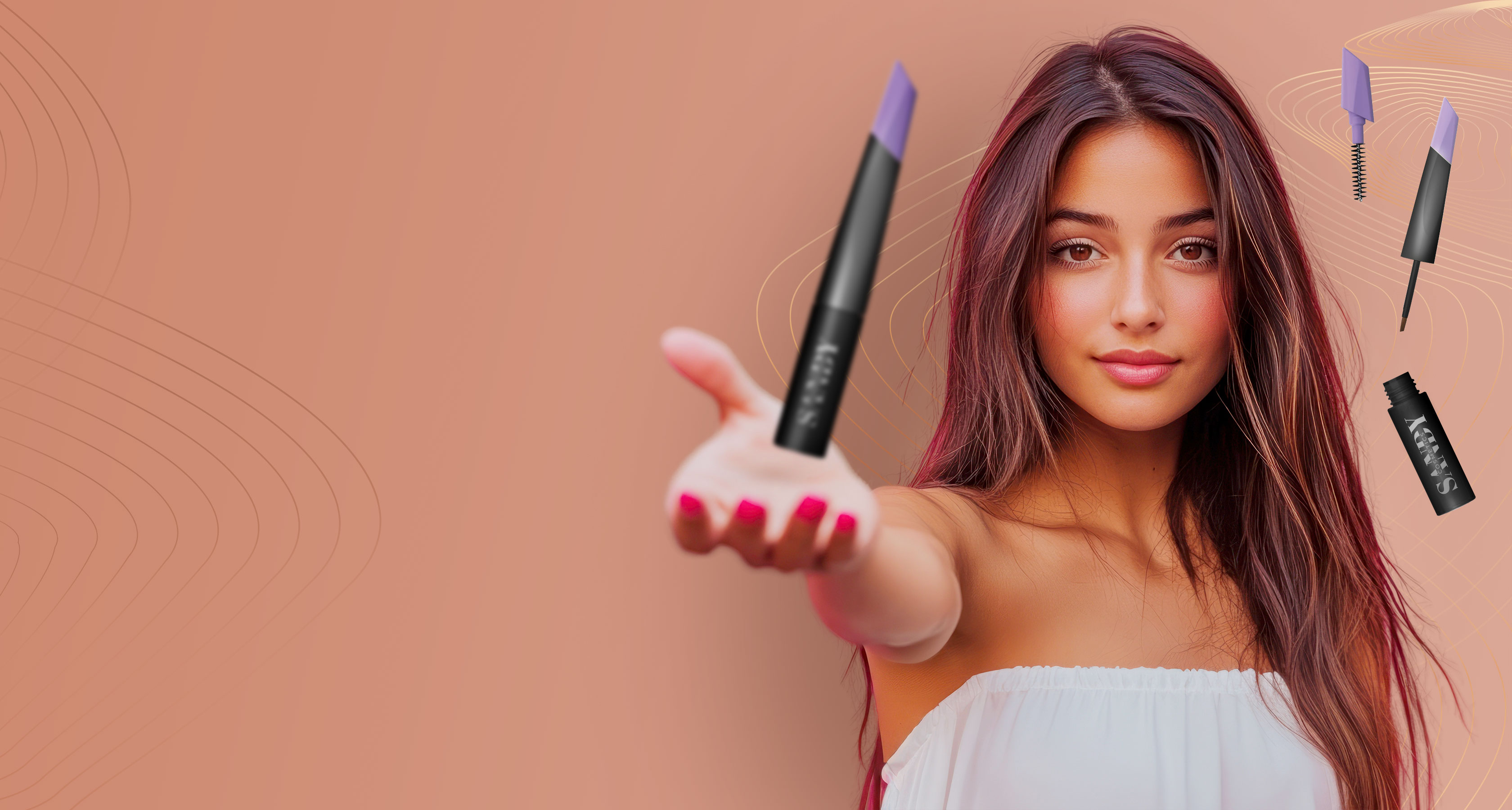 sandy cosmetics website desktop header 02
